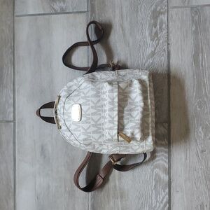 NWT Michael Kors Jet Set Monogram XS Backpack